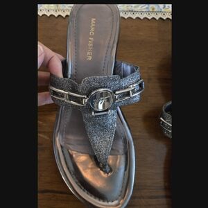 Marc Fisher Silver Women's Sandals